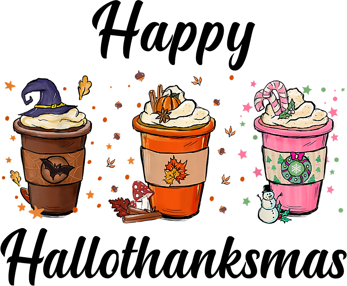 Bats, Fall Leaves, Christmas Wreath