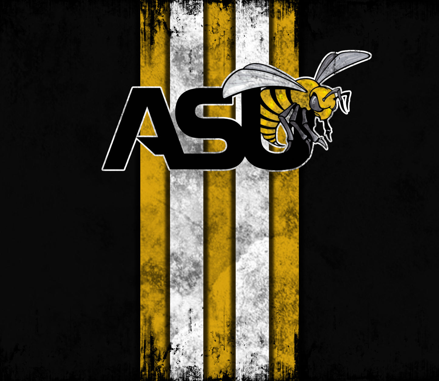 ASU Hornets Grunge