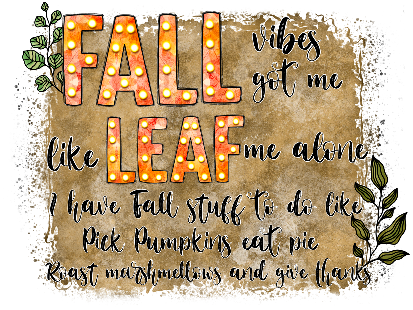 Fall Vibes got me…..