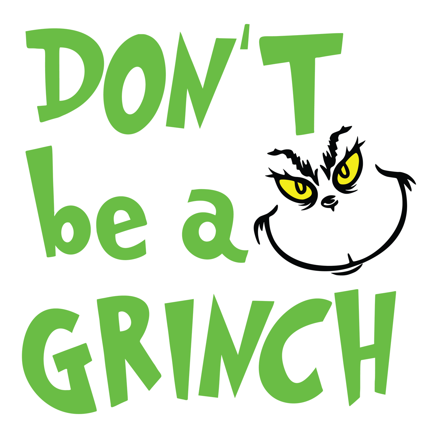 Don’t be a Grinch