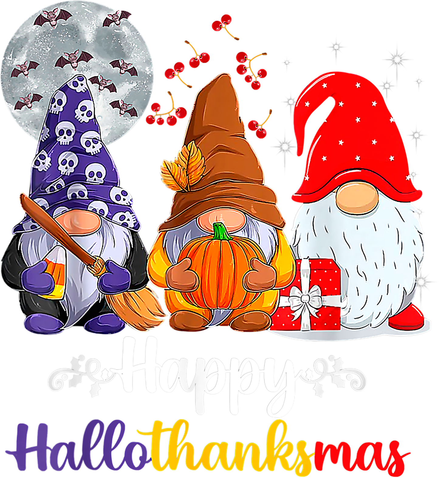 Gnome Candy Corn, Puimpkin, Present