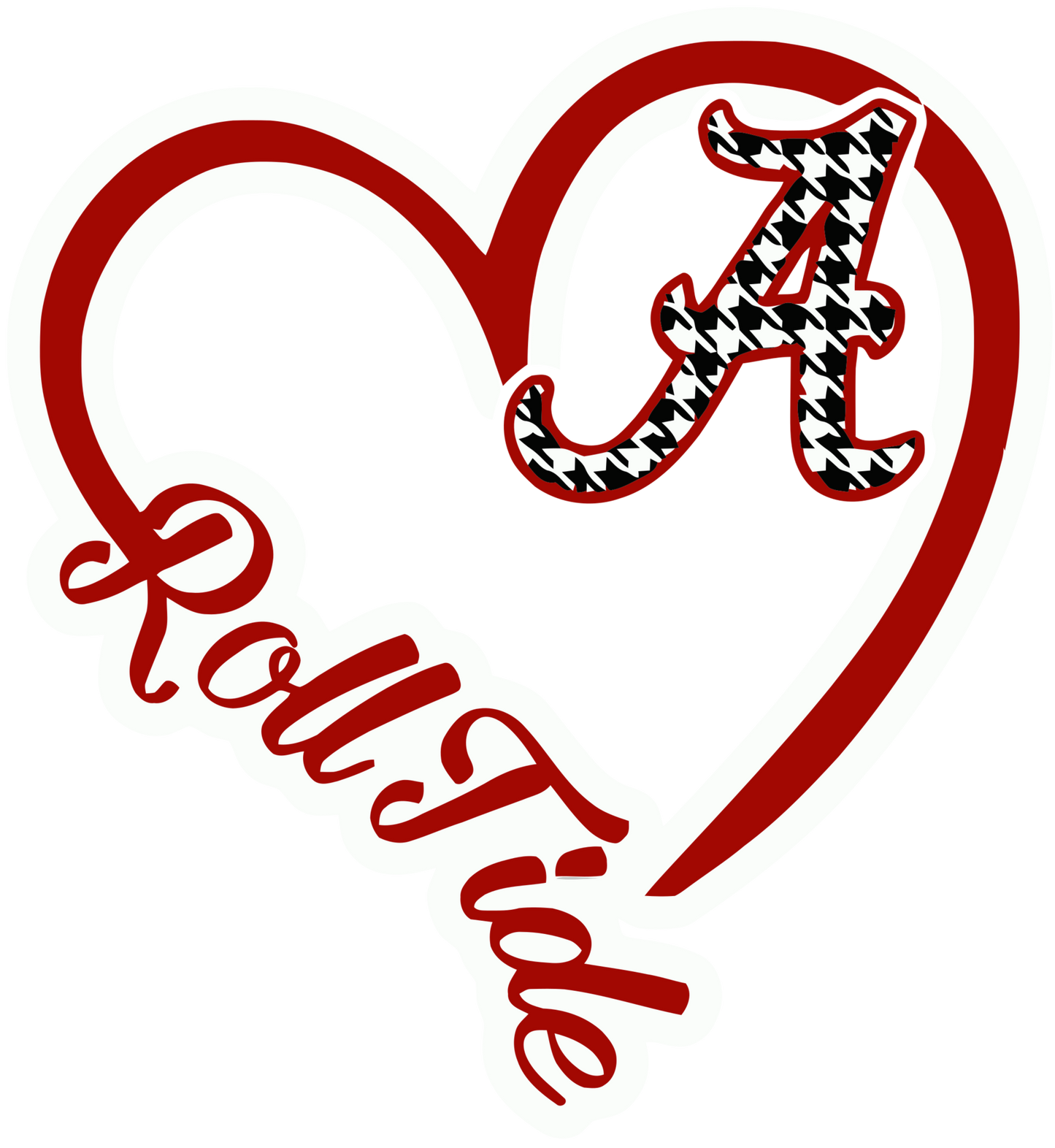 Roll Tide Heart