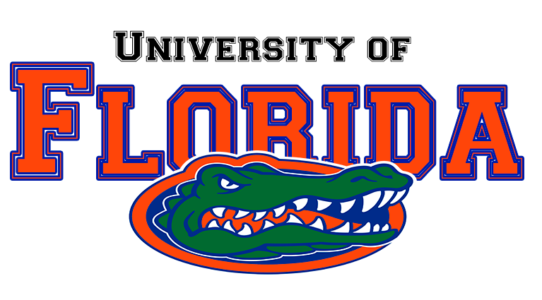 University of Florida on white background