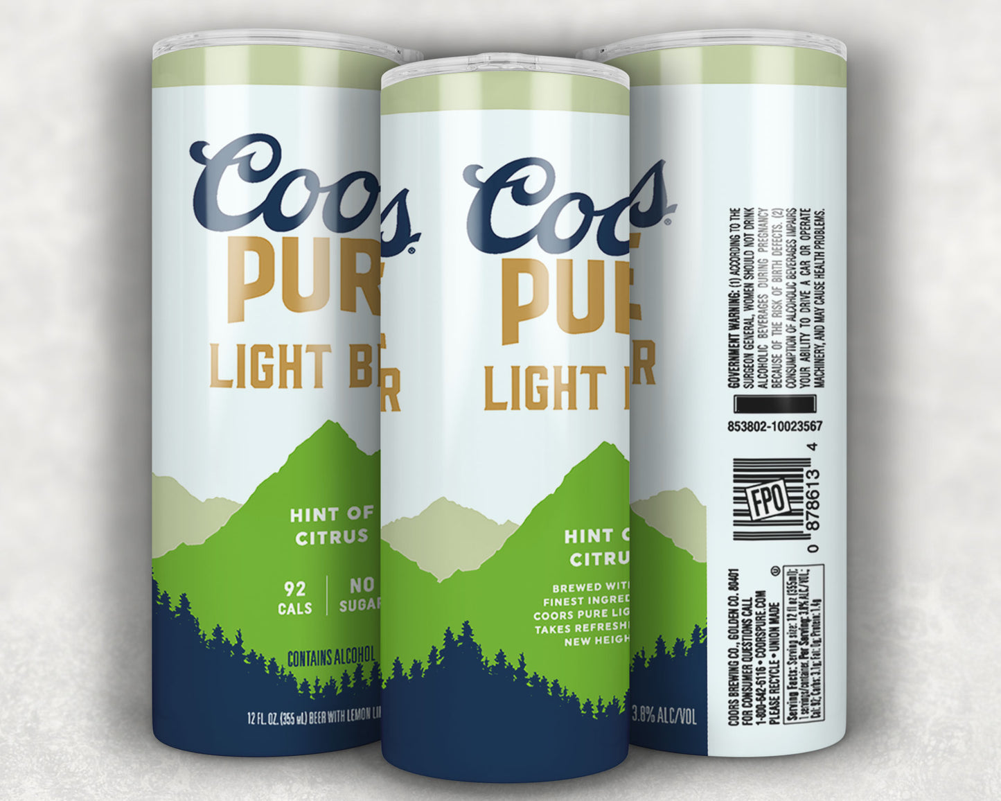 Coors Pure Light - Hint of Citrus