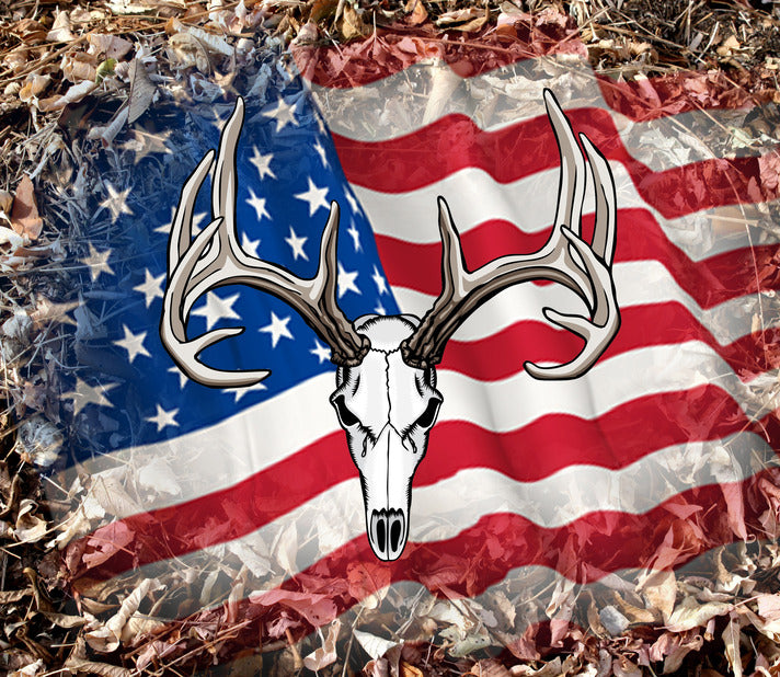 American Camo Skull