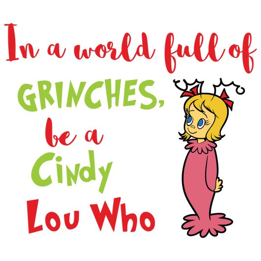 In a World of Grinches…