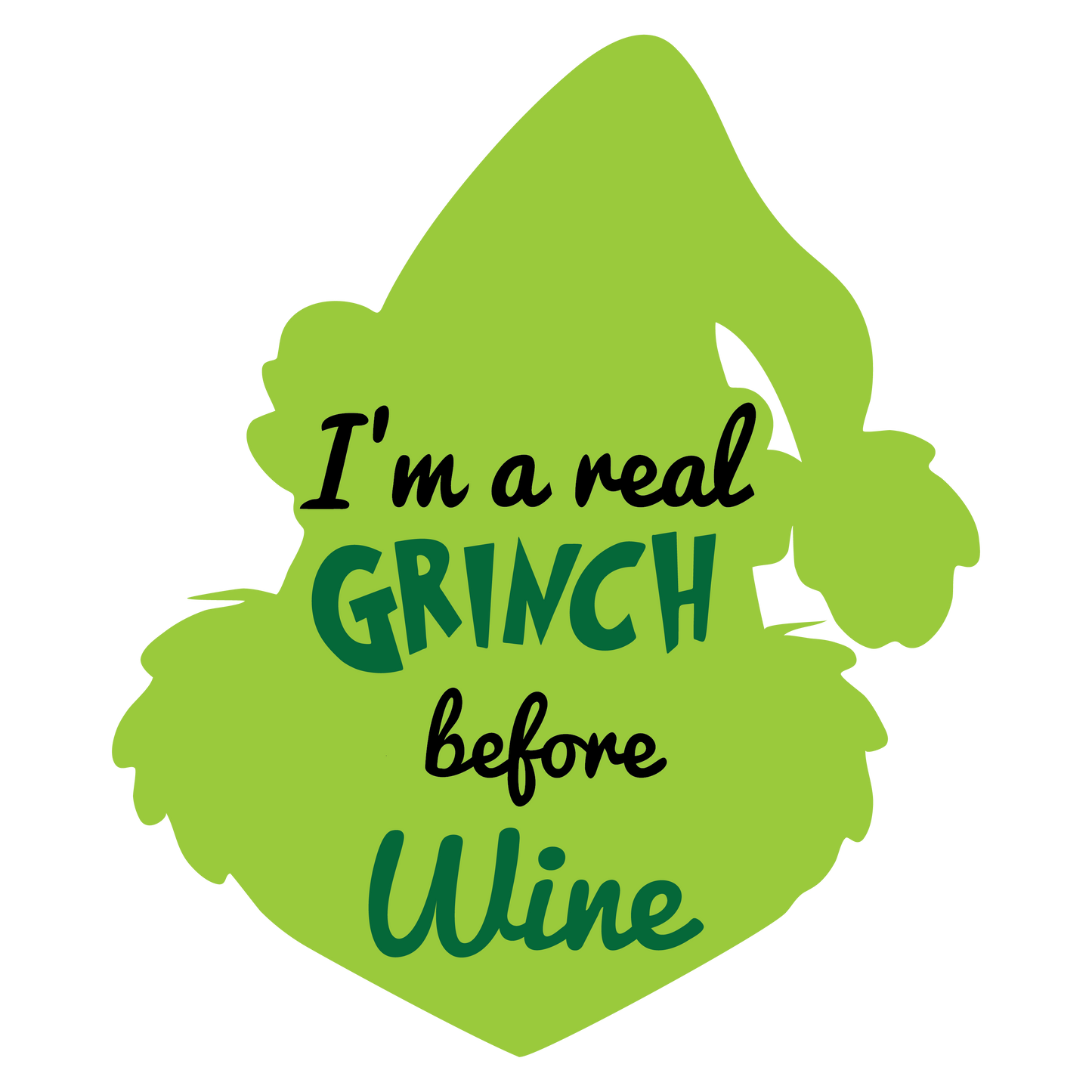 I'm a Real Grinch Before my Wine