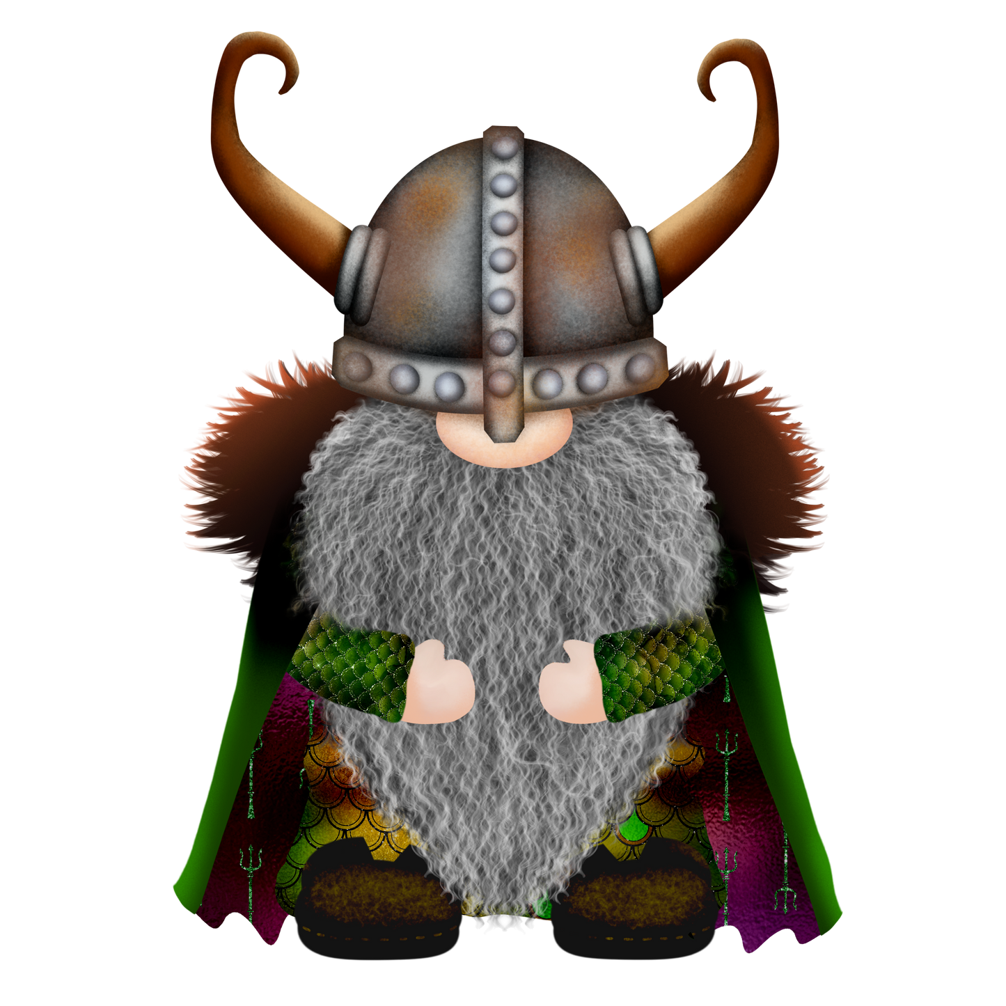 Gnome with Green Cloak