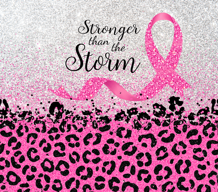 Stronger than the Storm with leopard print
