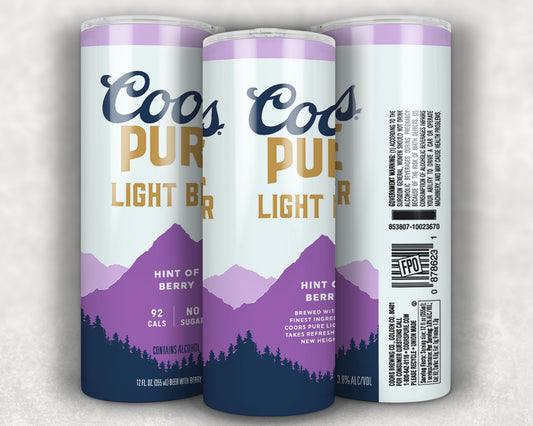 Coors Pure Light - Hint of Berry